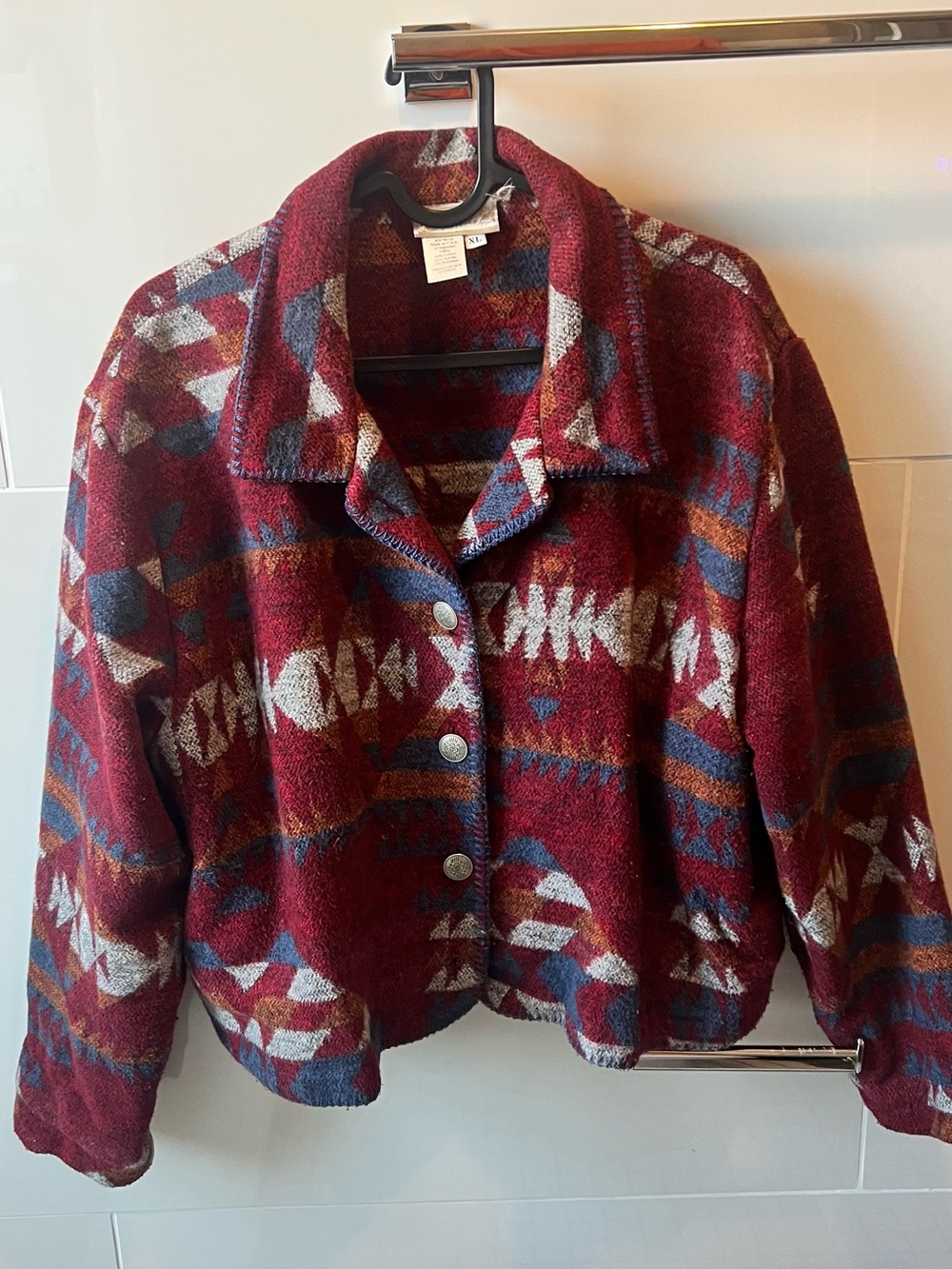 Coldwater Creek blanket jacket, unlined size XL